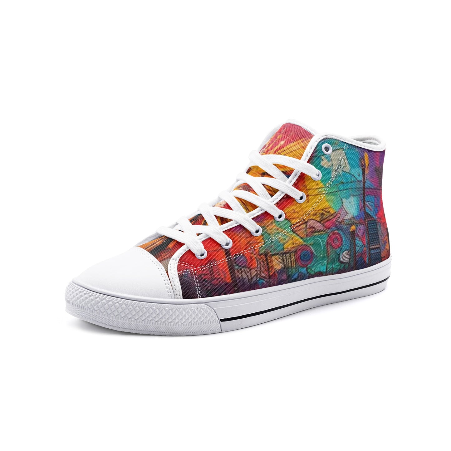 Streets Of Jozi : Canvas High Top