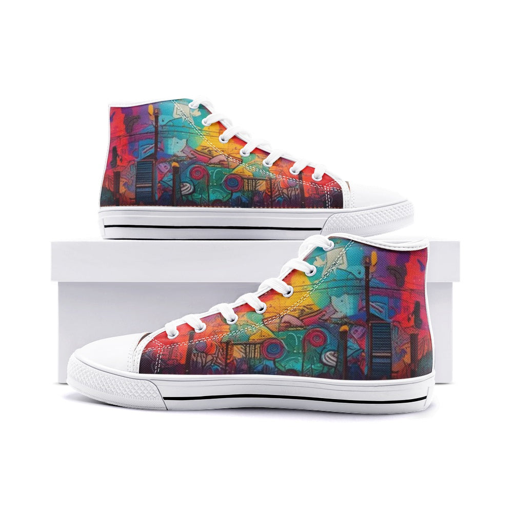 Streets Of Jozi : Canvas High Top