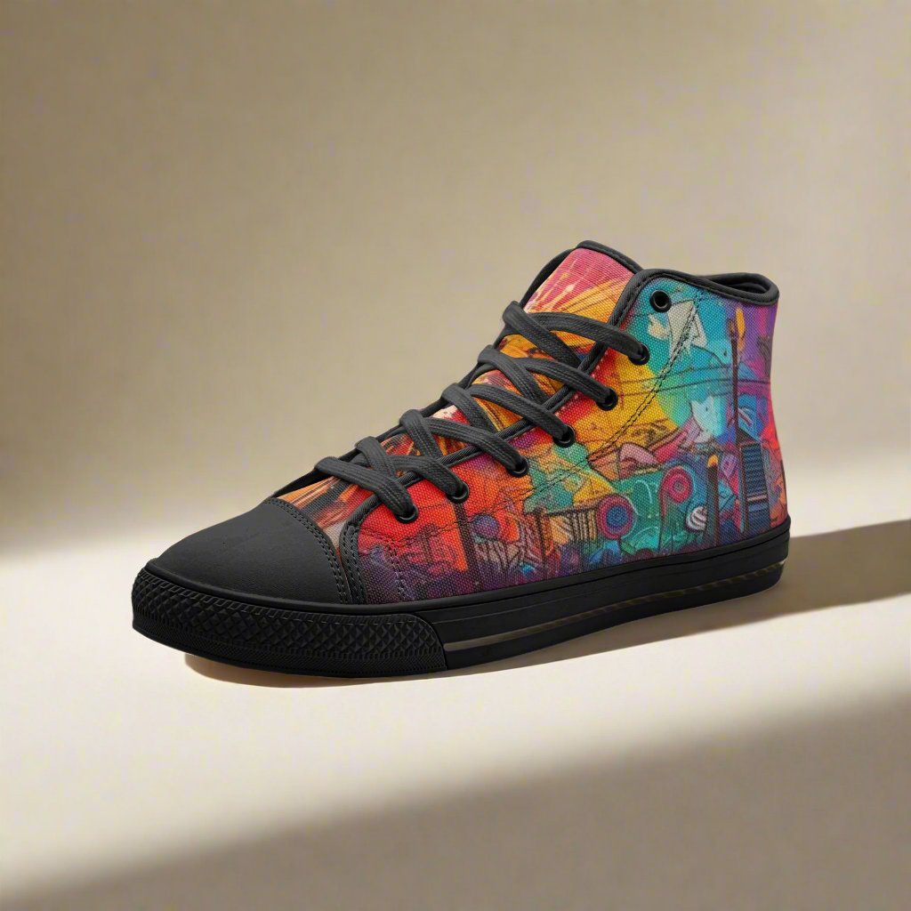 Streets Of Jozi : Canvas High Top