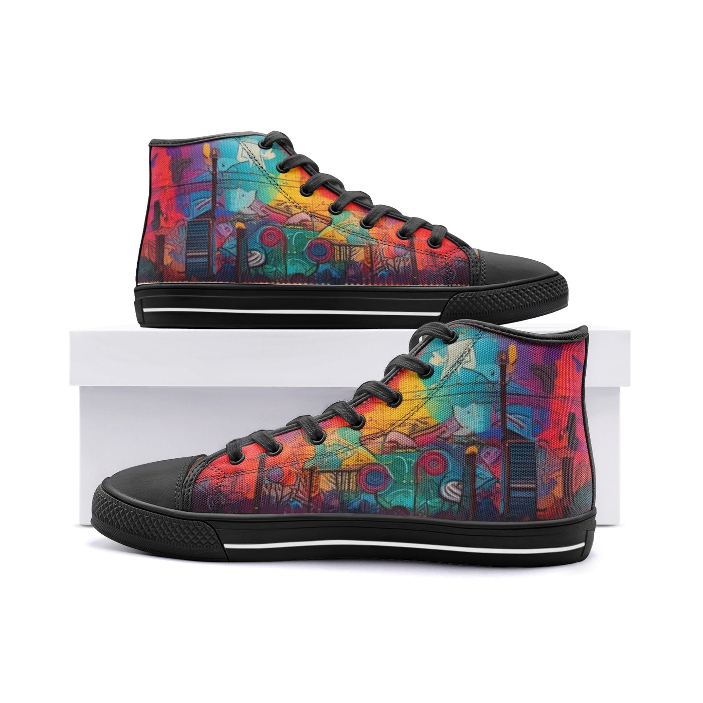 Streets Of Jozi : Canvas High Top